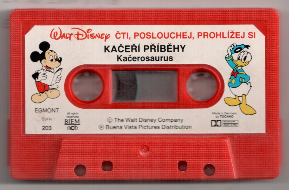 Audiokazeta s Disney seriálem