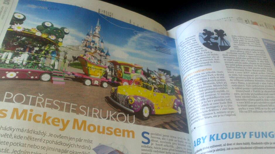 O Disneylandu v českých novinách 06 2014