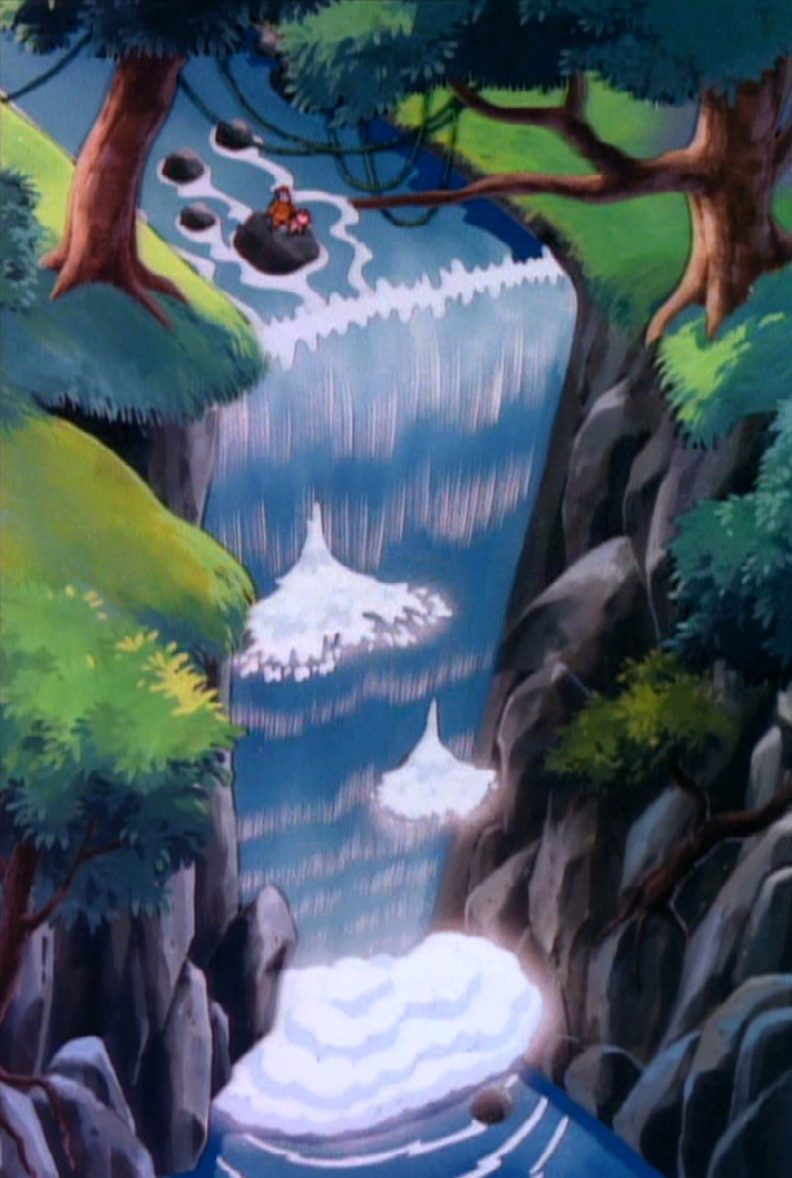 Vodopád v Gumdolí panorama