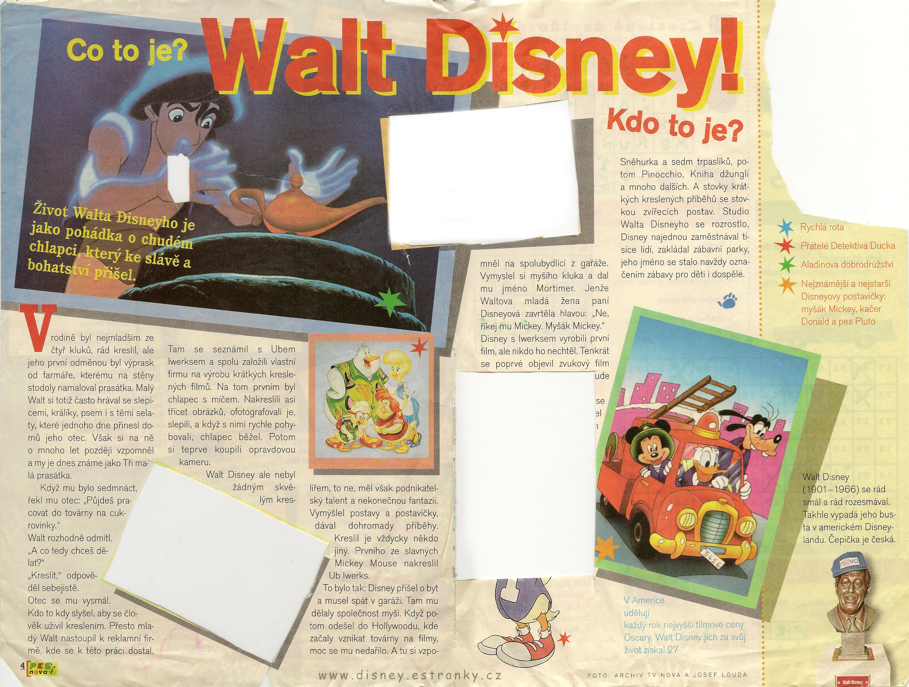 Kdo je Walt Disney z Pes Novák 1995 scan