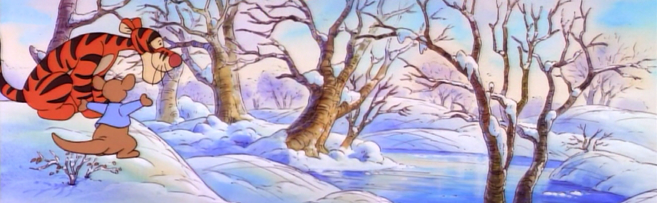 Tygr a Rú na sněhu panorama